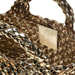 NAGHEDI St Barths Petit Metallic Tote in Biarritz