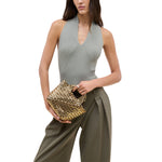 NAGHEDI St Barths Petit Metallic Tote in Biarritz