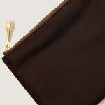 NAGHEDI St Barths Petit Tote Nest Weave Handbag in Chocolate