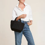 NAGHEDI St Barths Small Tote in Onyx