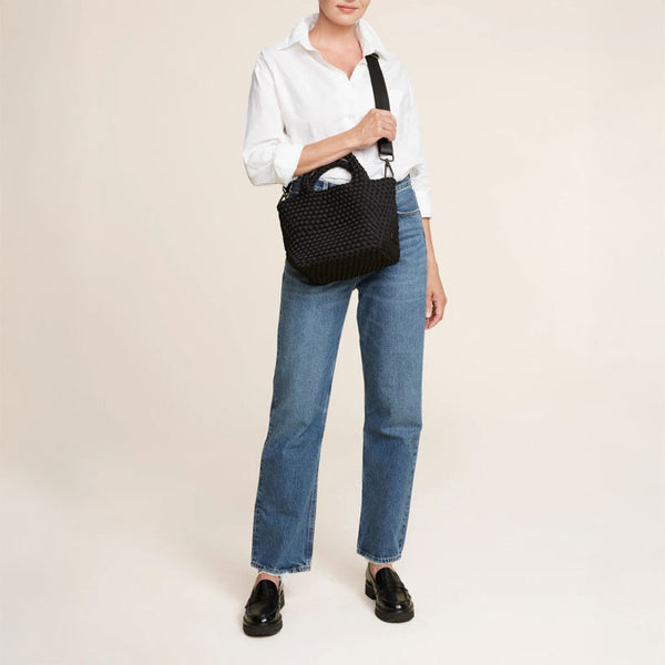 NAGHEDI St Barths Small Tote in Onyx