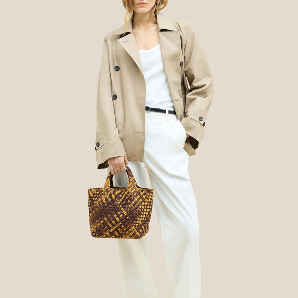 NAGHEDI St Barths Small Tote in Tortoiseshell