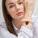 VANESSA BARONI Stone Flex Bracelet in Peach Sorbet