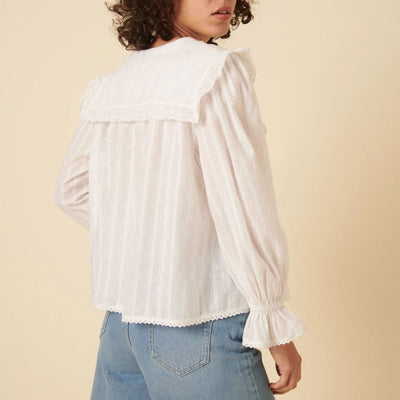 NOBODYS CHILD Eloise Blouse in White