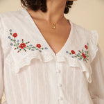 NOBODYS CHILD Eloise Blouse in White
