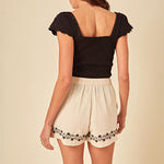 NOBODYS CHILD Rosie Short in Beige