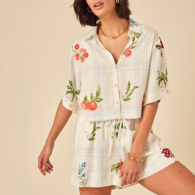 NOBODYS CHILD Bennie Shirt  in Multi