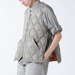 TAION Military V Neck Soft Shell Vest in Sage Green