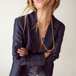 TALIS CHAINS Snake Chain Necklace Long in Gold