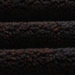 WAX LONDON Tate Paisley Jacquard Fleece Jacket in Black and Brown