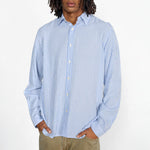 EDMMOND STUDIOS The Lobby Shirt in Plain Blue