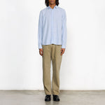 EDMMOND STUDIOS The Lobby Shirt in Plain Blue