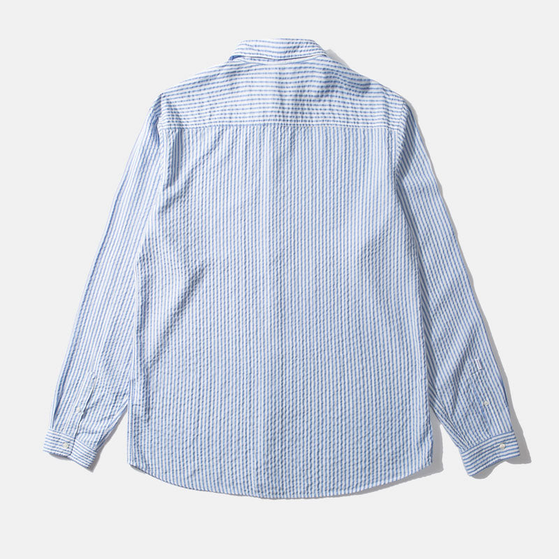 EDMMOND STUDIOS The Lobby Shirt in Plain Blue