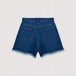 THE NEW SOCIETY TNS Denim Shorts in Indigo Denim