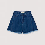 THE NEW SOCIETY TNS Denim Shorts in Indigo Denim