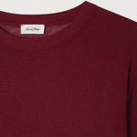 AMERICAN VINTAGE Toima High Neck Lightweight Jumper in Acerola Melange