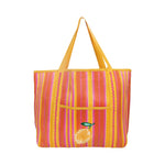 TALKING TABLES Lemon Tote Bag in Pink/Yellow