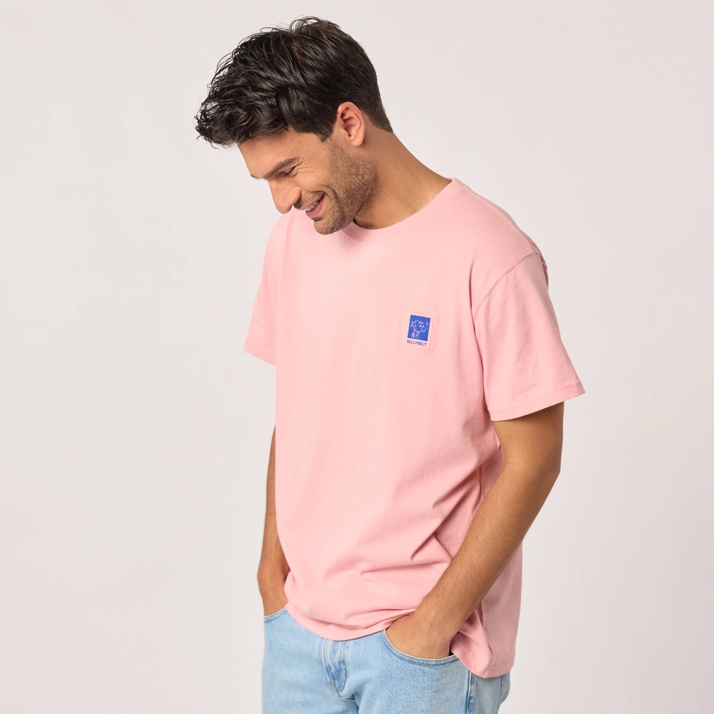 BILLYBELT Billy Organic Cotton T-Shirt in Pink