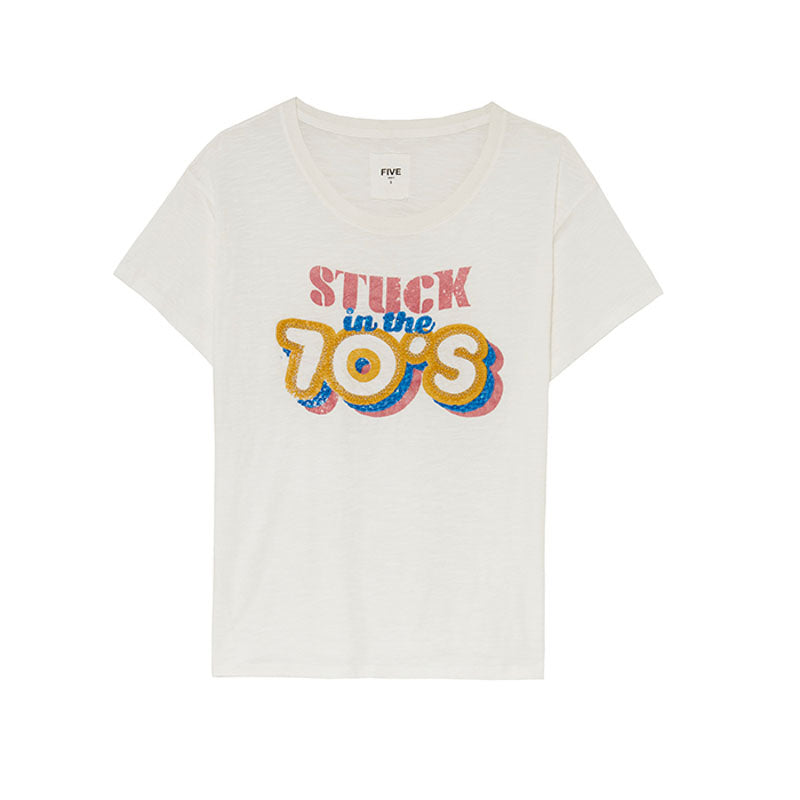 FIVE Tee Shirt in Meringue