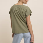 FIVE Love T Shirt in Khaki