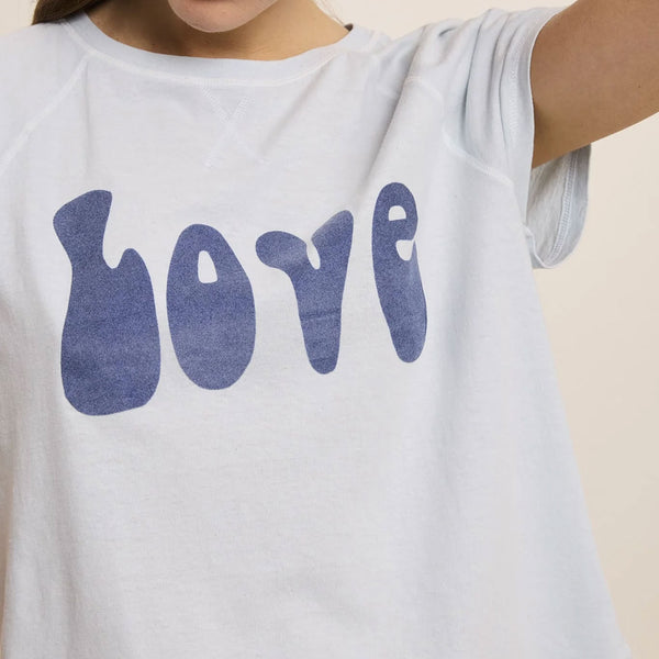 FIVE Love T Shirt in Sky Wave