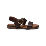 PAVEMENT Isolda Leather Sandals in Brown