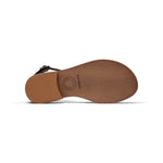 PAVEMENT Aretha Leather Sandals in Brown