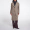 RINO & PELLE Tabita Leopard Print Hood Collar in Small Leopard