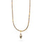 TALIS CHAINS Shell Pendant on Tigers Eye Beads in Tigers Eye