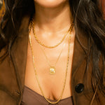 TALIS CHAINS Talisman Pendant Necklace in Cubic Zirconia