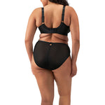 ELOMI Teagan High Leg Brief in Black/Almond