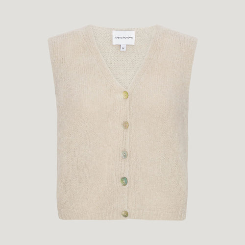 AMERICAN DREAMS Telma Vest in Beige