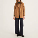 ROSSO35 Textured Waffle Knit in Camel