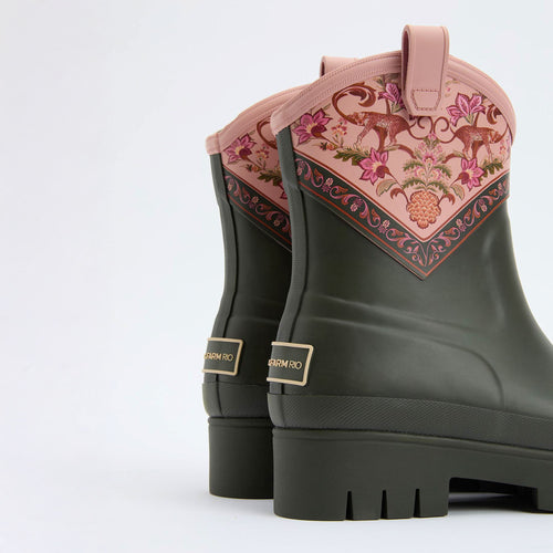 BARBOUR Barbour X Farm Rio Thais Ankle Wellingtons in Tropical Print