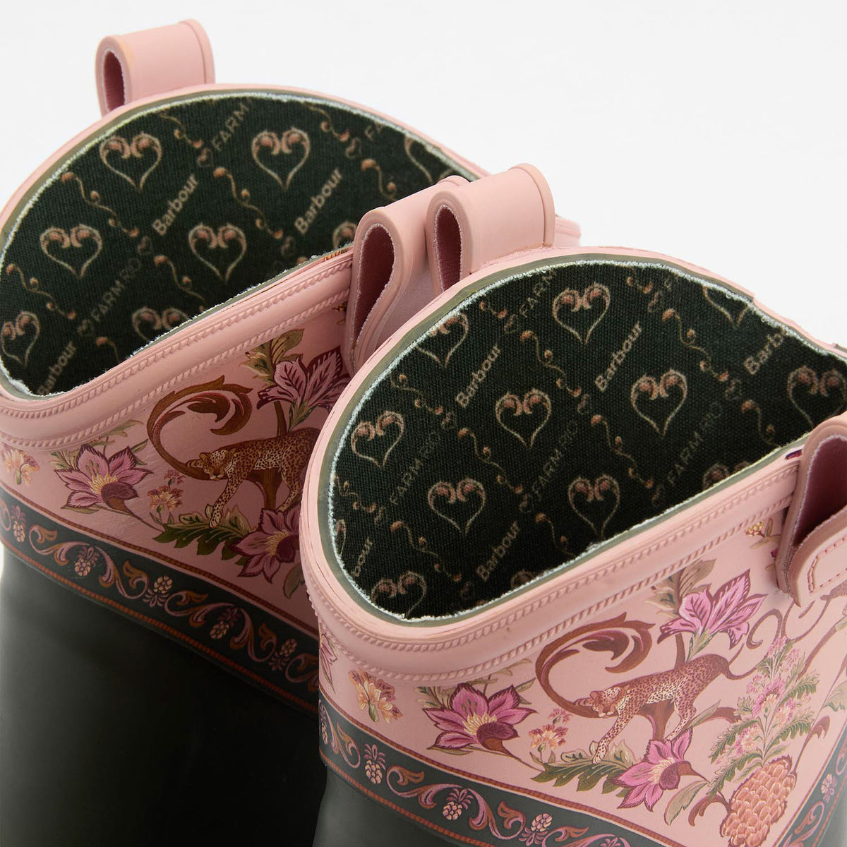 BARBOUR Barbour X Farm Rio Thais Ankle Wellingtons in Tropical Print