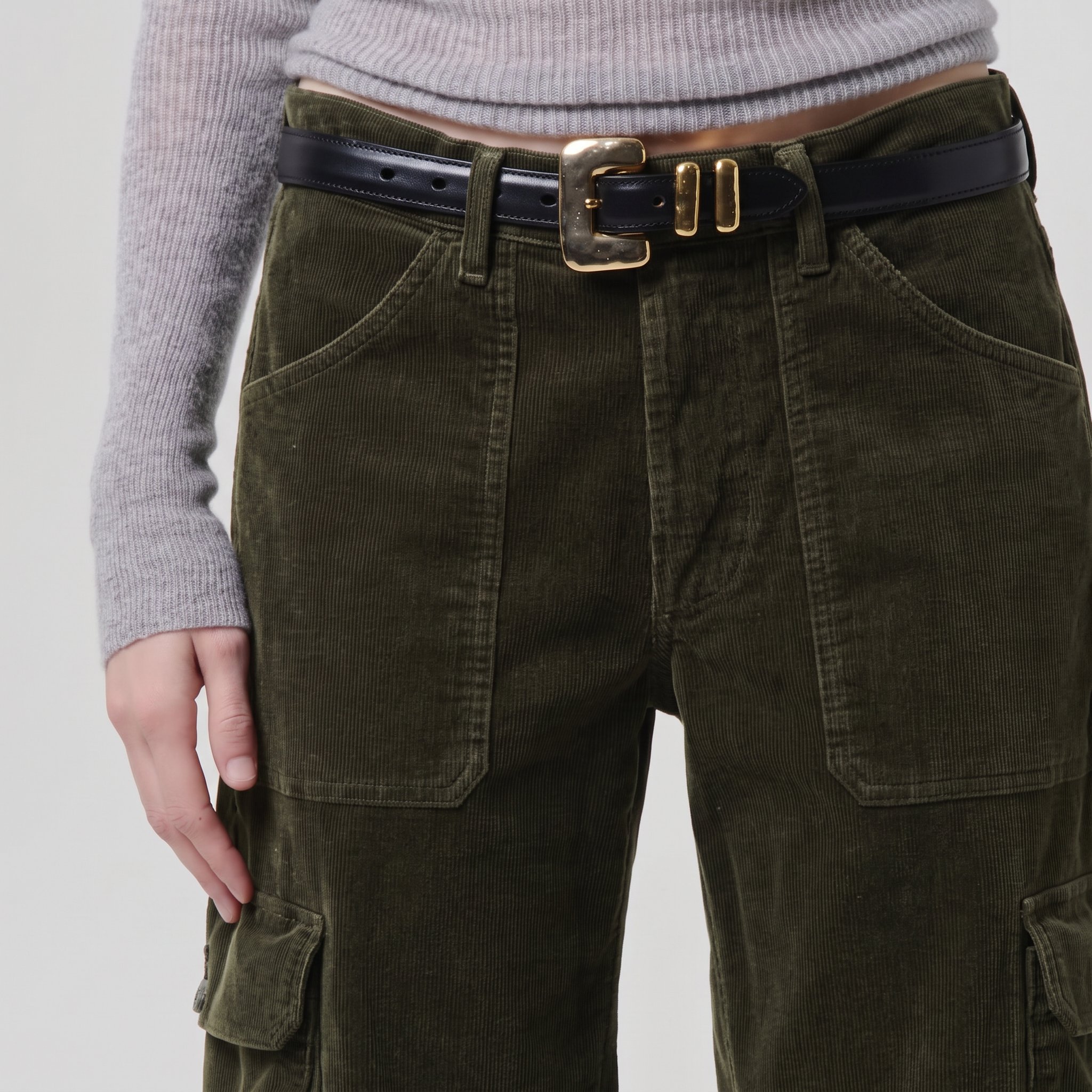 CITIZENS OF HUMANITY Thassos Twisted Seam Corduroy Utility Pant in Coste