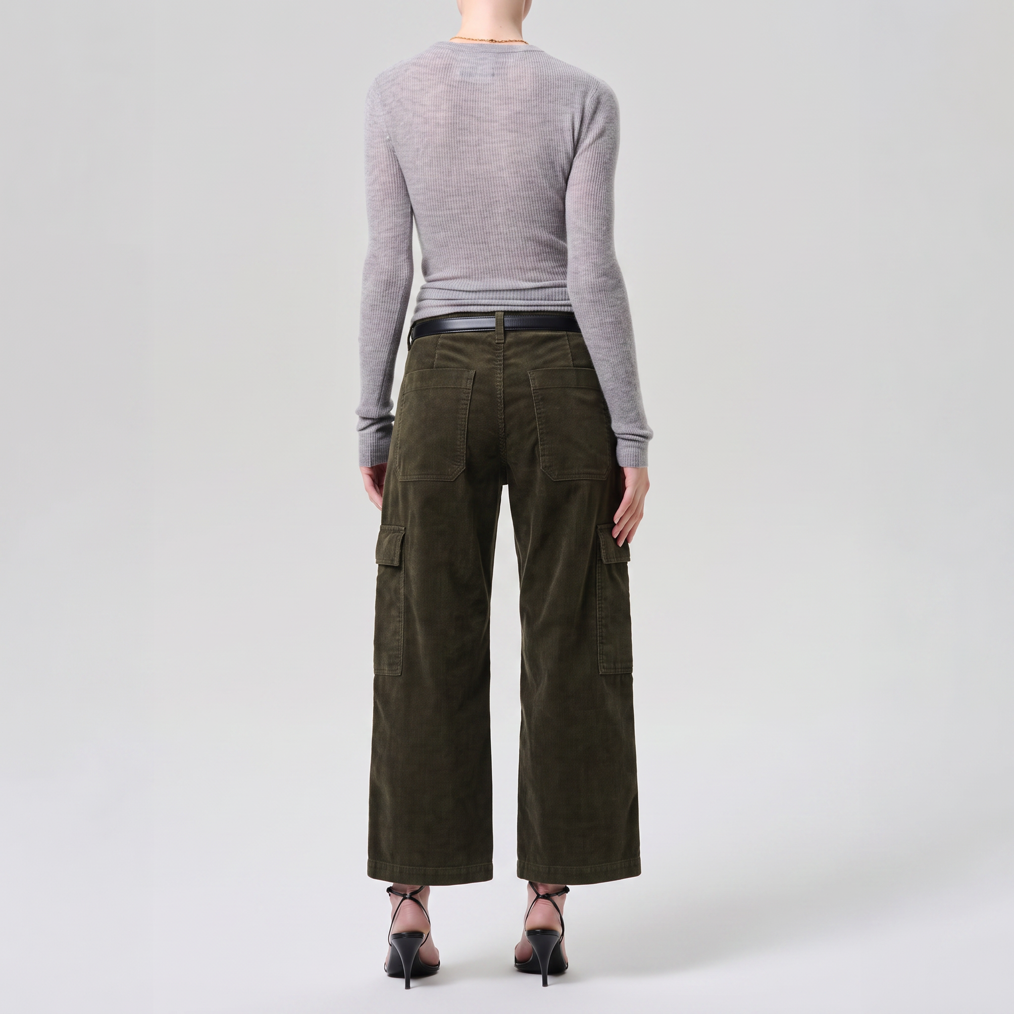 CITIZENS OF HUMANITY Thassos Twisted Seam Corduroy Utility Pant in Coste