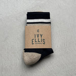 IVY ELLIS The Brees Women’s Quarter Length Socks in Black