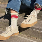 IVY ELLIS Mens Vintage Cotton Sport Sock in The Joe