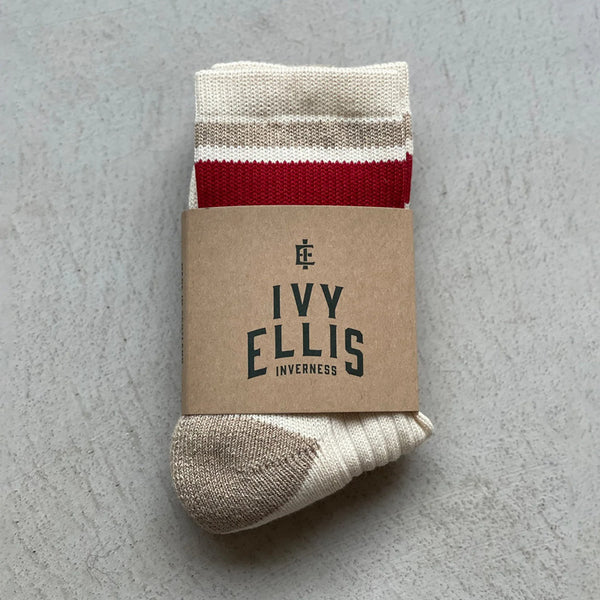 IVY ELLIS Womens Vintage Cotton Sport Sock in The Joe