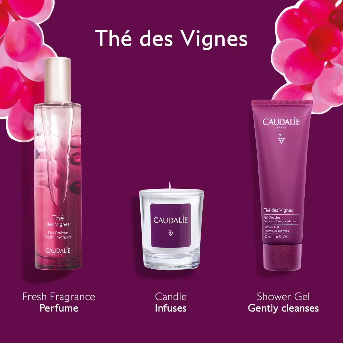 CAUDALIE Thé des Vignes Fresh Fragrance Gift Set
