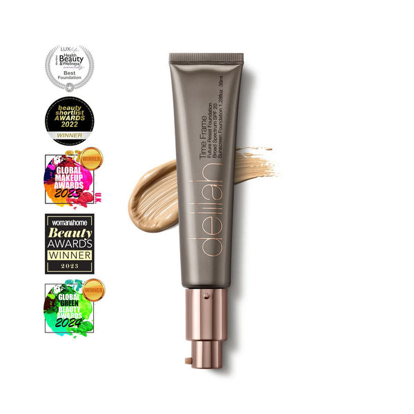 DELILAH Time Frame Future Resist Foundation SPF 20 in Pebble