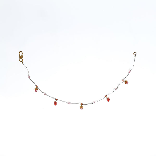 PHILIPPA KUNISCH Tiny Stones Necklace in Red