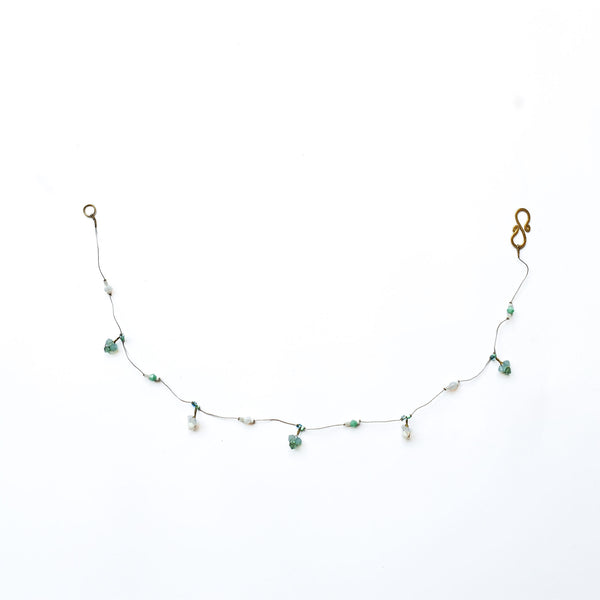 PHILIPPA KUNISCH Tiny Stones Necklace in White