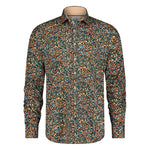 A FISH NAMED FRED Tree Trunk Shirt in Burnt Orange