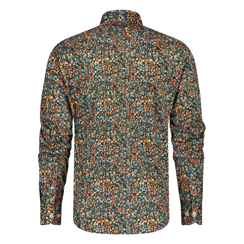 A FISH NAMED FRED Tree Trunk Shirt in Burnt Orange