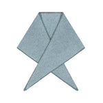 QUINTON & CHADWICK Triangle Scarf in Aqua