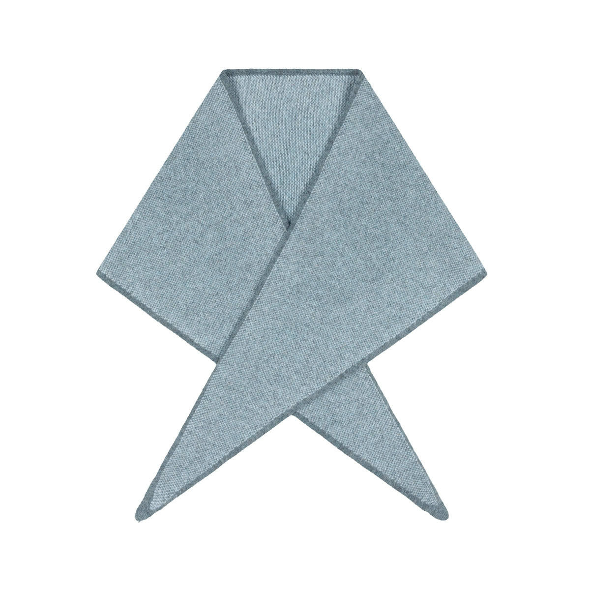 QUINTON & CHADWICK Triangle Scarf in Aqua
