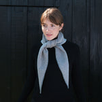 QUINTON & CHADWICK Triangle Scarf in Aqua