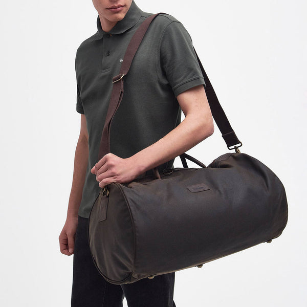 BARBOUR Wax Holdall in Olive